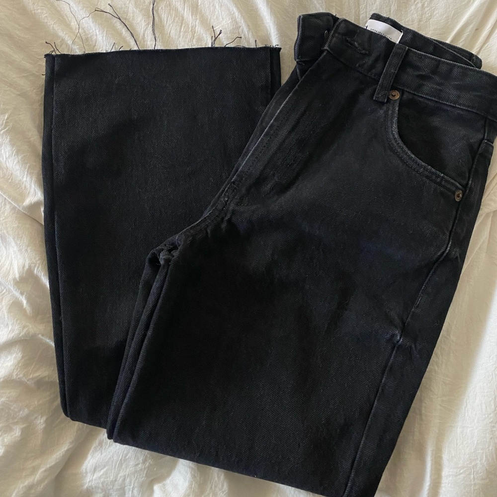 zara straight leg jeans
